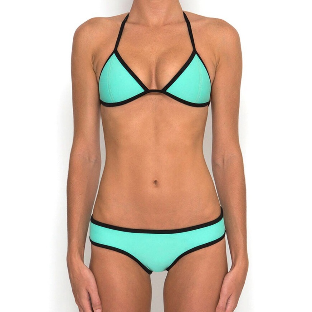 Triangl Swimwear Teal Bikini Set